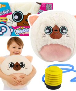 BigCutePet pliušinis šokinėjantis kamuolys – augantis katinėlis