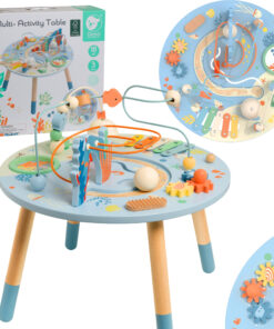 CLASSIC WORLD medinis veiklos staliukas „Sea Life“ (muzikinis ir edukacinis)