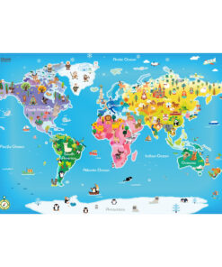 CLASSIC WORLD pasaulio žemėlapio dėlionė