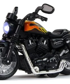 Champion juodas motociklas 1:14