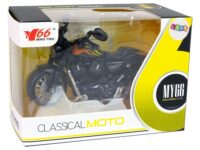 Champion juodas motociklas 1:14