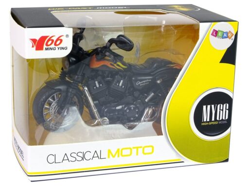 Champion juodas motociklas 1:14