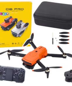 D6 PRO dronas su dviguba HD kamera