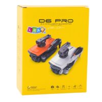 D6 PRO pilkas dronas su kamera