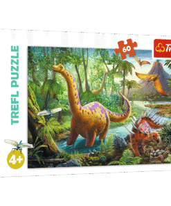 Dėlionė „Dinozaurų žygis“ – 60 detalių