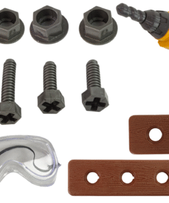 Didelis DIY rinkinys – įrankių komplektas + baterinis grąžtas