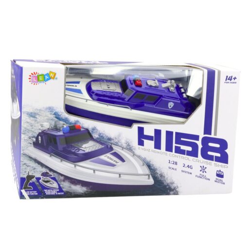 Didelis RC policijos kateris 40 cm