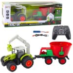 Didelis RC traktorius su sėjama 2in1