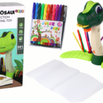 Dinozauras piešimo projektorius su garsais
