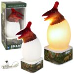 Dinozauras pterozauras LED kiaušinio lempa