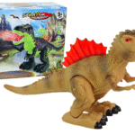 Dinozauras su garais ir šviesomis