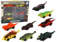 Dinozaurų automobiliai traukiami 8 vnt