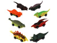 Dinozaurų automobiliai traukiami 8 vnt