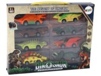 Dinozaurų automobiliai traukiami 8 vnt