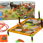 Dinozaurų taiklumo žaidimas 2in1 lenta
