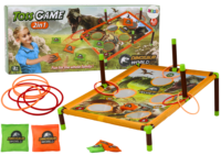 Dinozaurų taiklumo žaidimas 2in1 lenta