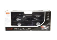 Dodge Charger R/T RC 1:16 juodas sportinis automobilis