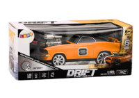 Drift automobilis valdomas pultu oranžinis