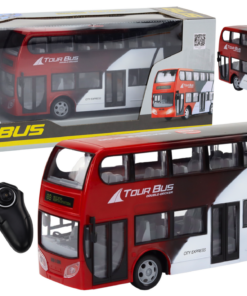 Dviaukštis autobusas RC su šviesomis
