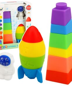 Edukacinės guminės kaladėlės mažyliams