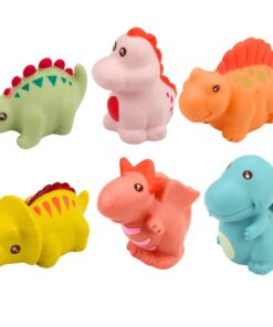 Edukaciniai dinozaurų maudynių žaislai – 6 vnt.