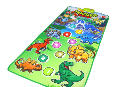 Edukacinis dinozaurų šokių kilimėlis