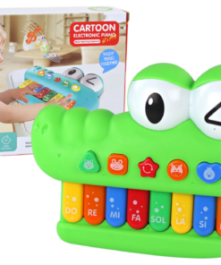 Edukacinis krokodilo pianinas garsai