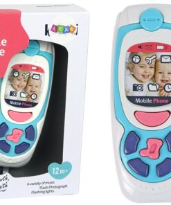 Edukacinis muzikinis telefonas vaikams – mėlynas