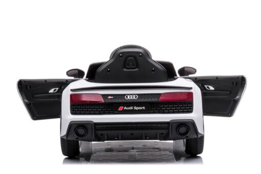 Elektrinis Vaikiškas Automobilis Audi R8 – Baltas