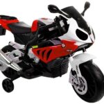 Elektrinis Vaikiškas Motociklas BMW S1000RR – Raudonas