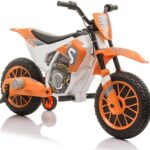 Elektrinis Vaikiškas Motociklas XMX616 – Oranžinis