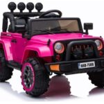 Elektrinis vaikiškas automobilis BRD‑7588 – rožinis