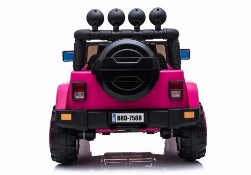 Elektrinis vaikiškas automobilis BRD‑7588 – rožinis