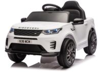 Elektrinis vaikiškas automobilis Land Rover Discovery DLS‑K06 – balta