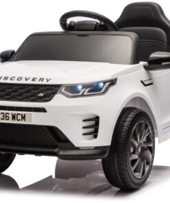 Elektrinis vaikiškas automobilis Land Rover Discovery DLS‑K06 – balta