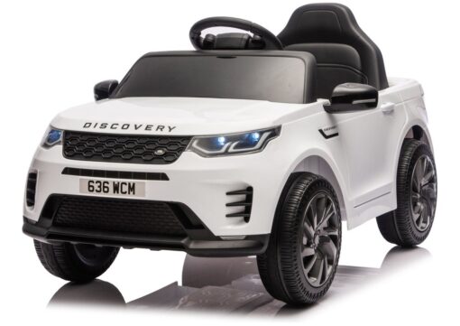 Elektrinis vaikiškas automobilis Land Rover Discovery DLS‑K06 – balta