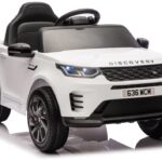 Elektrinis vaikiškas automobilis Land Rover Discovery DLS‑K06 – balta
