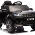 Elektrinis vaikiškas automobilis Land Rover Discovery DLS‑K06 – juoda