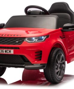 Elektrinis vaikiškas automobilis Land Rover Discovery DLS‑K06 – raudona