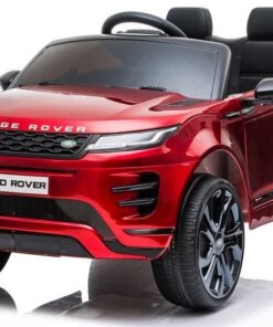 Elektrinis vaikiškas automobilis Range Rover Evoque – raudonas