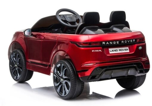 Elektrinis vaikiškas automobilis Range Rover Evoque – raudonas