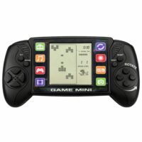 Elektroninis Tetris žaidimas – nešiojama LCD konsolė juoda