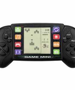 Elektroninis Tetris žaidimas – nešiojama LCD konsolė juoda
