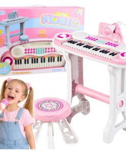 Elektroninis vaikų pianinas su mikrofonu ir MP3 funkcija