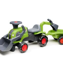 FALK „Baby Claas“ važiuojamas traktorius su ekskavatoriumi