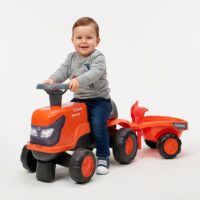 FALK „Kubota“ važiuojamas traktorius su priekaba