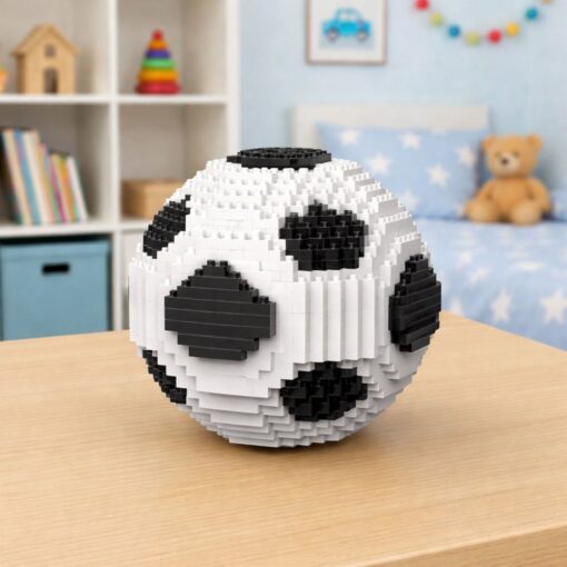 Futbolo kamuolio 3D konstruktorius – 864 detalių modelis