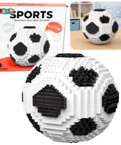 Futbolo kamuolio 3D konstruktorius – 864 detalių modelis