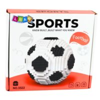 Futbolo kamuolio 3D konstruktorius – 864 detalių modelis