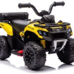 GTS1155 vaikiškas elektrinis keturratis 6V – geltonas